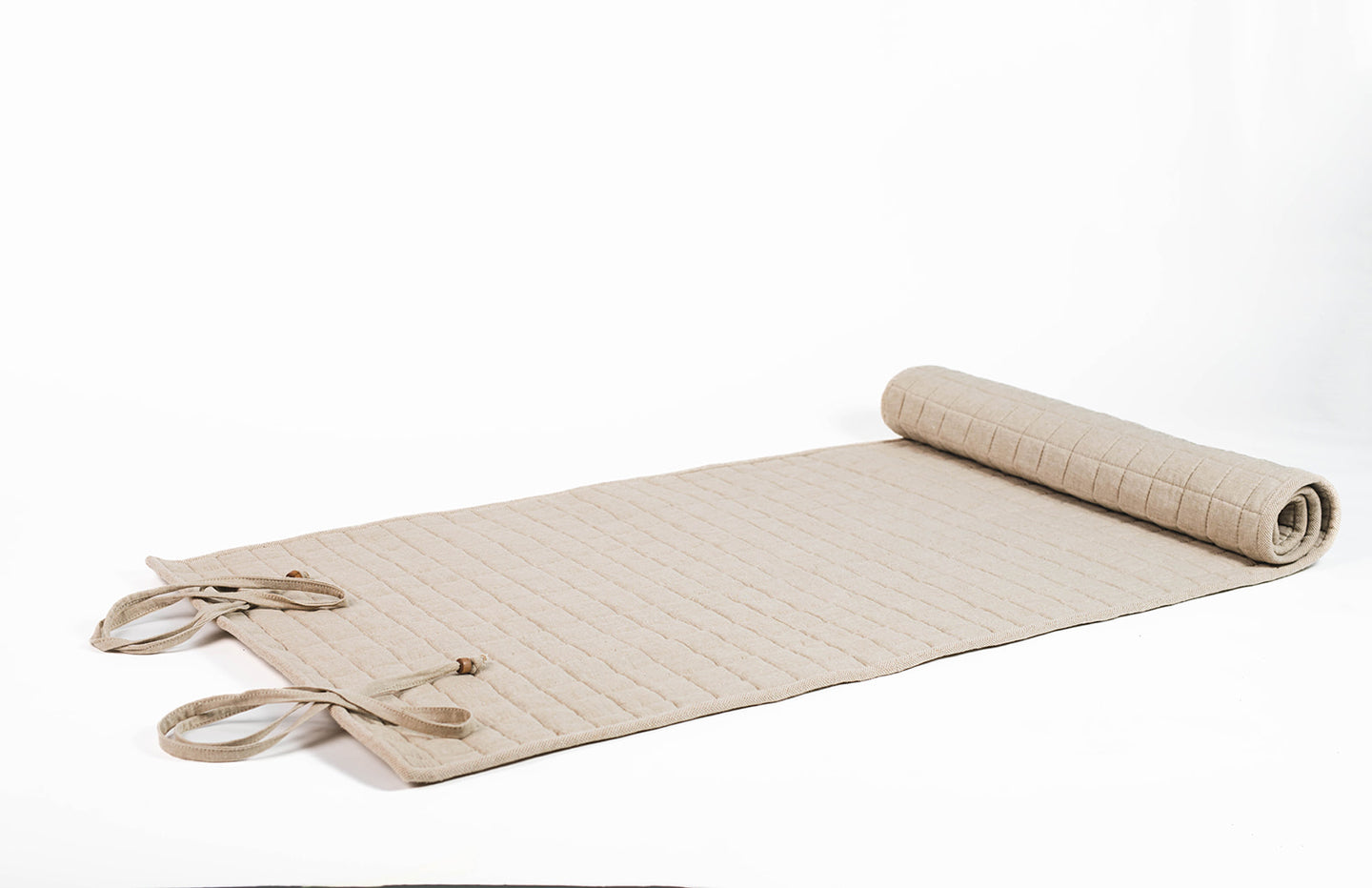 Quilted hemp yoga mat