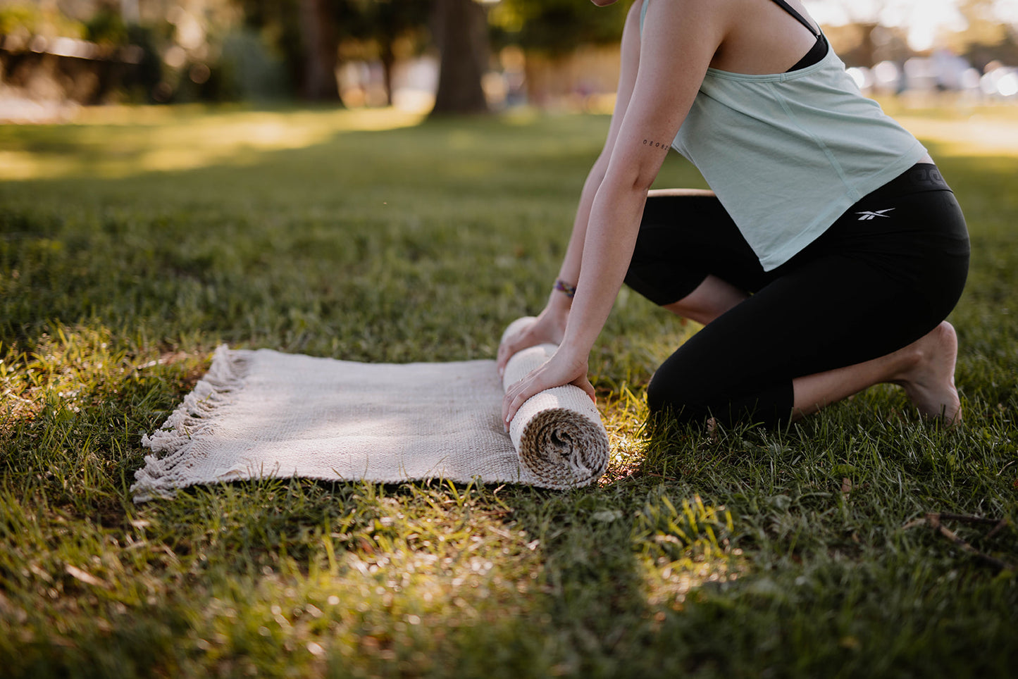 Tapis de chanvre Yogi d'extérieur